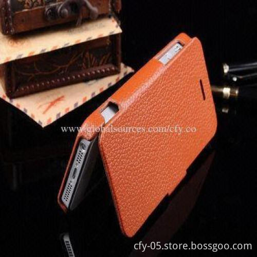 PU leather case for iPhone 5 and 5S